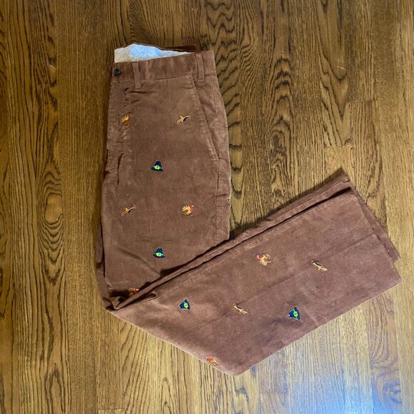 Nantucket Castaway Other - Castaway Nantucket Thanksgiving Fall corduroy pants NEW mens raw hem 34"x 32"